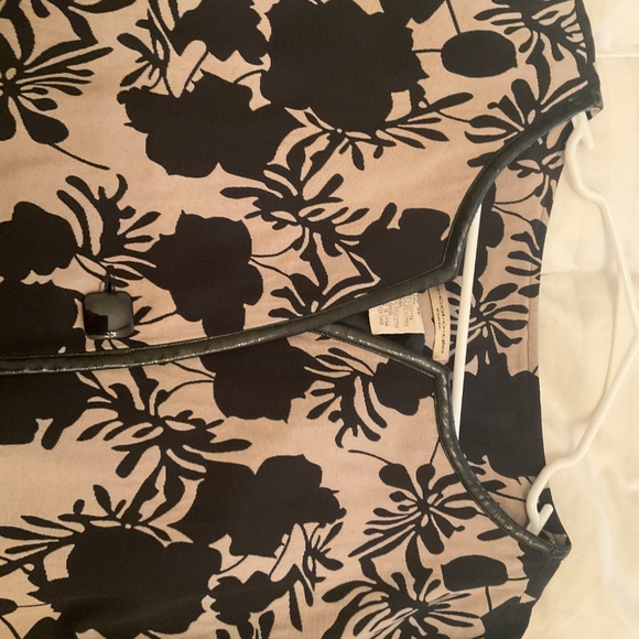 Ecologies Stunning Lined Jacket Faux Leather Trim W/pockets Tan Black EUC - 3X - Picture 7 of 9